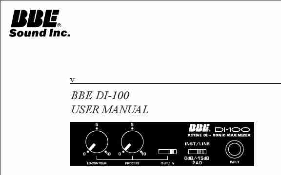 BBE Music Mixer BBE DI-100-page_pdf